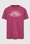 FUNKY BUDDHA-Ανδρικό t-shirt FUNKY BUDDHA FBM009-098-04 φούξια