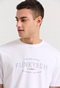FUNKY BUDDHA-Ανδρικό t-shirt FUNKY BUDDHA FBM009-094-04 λευκό