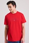 FUNKY BUDDHA-Ανδρικό t-shirt FUNKY BUDDHA  FBM009-094-04 κόκκινο 