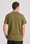 FUNKY BUDDHA-Ανδρικό t-shirt FUNKY BUDDHA FBM009-065-04 χακί