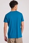 FUNKY BUDDHA-Ανδρικο t-shirt essentials FUNKY BUDDHA FBM009-004-04 μπλε 