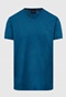 FUNKY BUDDHA-Ανδρικο t-shirt essentials FUNKY BUDDHA FBM009-004-04 μπλε 