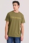 FUNKY BUDDHA-Ανδρικό t-shirt FUNKY BUDDHA FBM009-010-04 χακί