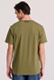 FUNKY BUDDHA-Ανδρικό t-shirt FUNKY BUDDHA FBM009-010-04 χακί