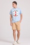 FUNKY BUDDHA-Ανδρική chino βερμούδα FUNKY BUDDHA  FBM009-012-03 μπεζ