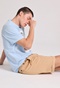 FUNKY BUDDHA-Ανδρική chino βερμούδα FUNKY BUDDHA  FBM009-012-03 μπεζ