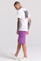 FUNKY BUDDHA-Ανδρικό t-shirt FUNKY BUDDHA FBM009-308-04 λευκό