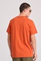FUNKY BUDDHA-Ανδρικό t-shirt FUNKY BUDDHA FBM009-095-04 πορτοκαλί