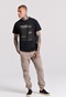 FUNKY BUDDHA-Ανδρικό t-shirt FUNKY BUDDHA FBM009-311-04 μαύρο 