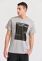 FUNKY BUDDHA-Ανδρικό t-shirt FUNKY BUDDHA FBM009-311-04 γκρι 