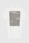 FUNKY BUDDHA-Ανδρικό t-shirt FUNKY BUDDHA FBM009-311-04 λεύκο