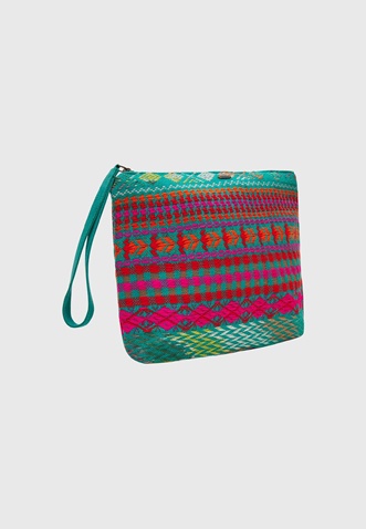 FUNKY BUDDHA-Γυναικείο τσαντάκι χειρός FUNKY BUDDHA FBL009-189-10 πολύχρωμο