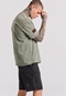 FUNKY BUDDHA-Ανδρική jean βερμούδα FUNKY BUDDHA FBM009-083-03 γκρι 