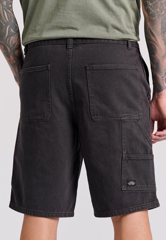 FUNKY BUDDHA-Ανδρική jean βερμούδα FUNKY BUDDHA FBM009-083-03 γκρι 