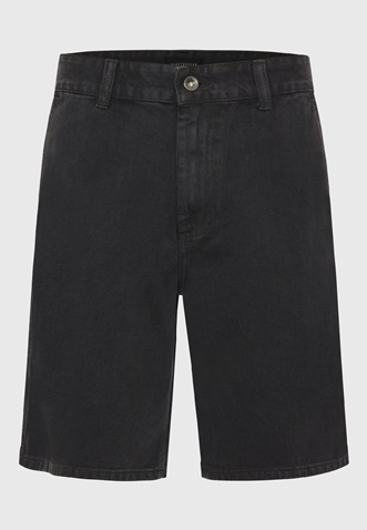 FUNKY BUDDHA-Ανδρική jean βερμούδα FUNKY BUDDHA FBM009-083-03 γκρι 