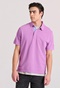 FUNKY BUDDHA-Ανδρική polo μπλούζα FUNKY BUDDHA FBM009-010-11 ροζ