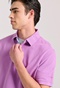 FUNKY BUDDHA-Ανδρική polo μπλούζα FUNKY BUDDHA FBM009-010-11 ροζ