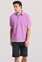 FUNKY BUDDHA-Ανδρική polo μπλούζα FUNKY BUDDHA FBM009-010-11 ροζ
