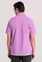 FUNKY BUDDHA-Ανδρική polo μπλούζα FUNKY BUDDHA FBM009-010-11 ροζ