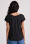 FUNKY BUDDHA-Γυναικείο t-shirt  FUNKY BUDDHA FBL009-105-04 μαύρο