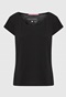 FUNKY BUDDHA-Γυναικείο t-shirt  FUNKY BUDDHA FBL009-105-04 μαύρο