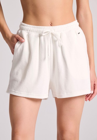 FUNKY BUDDHA-Γυναικείο σορτς FUNKY BUDDHA FBL009-103-03 λευκό 