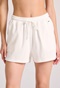 FUNKY BUDDHA-Γυναικείο σορτς FUNKY BUDDHA FBL009-103-03 λευκό 