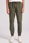 FUNKY BUDDHA-Ανδρικό chino παντελόνι FUNKY BUDDHA Garment dyed FBM009-013-02 χακί