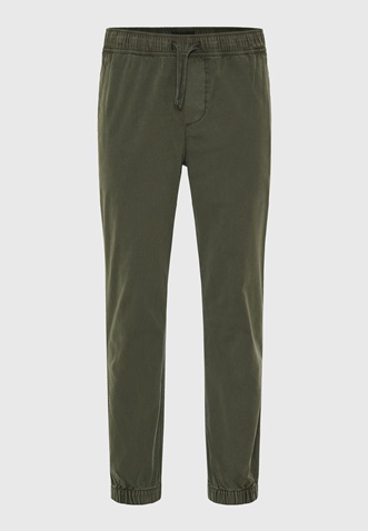 FUNKY BUDDHA-Ανδρικό chino παντελόνι FUNKY BUDDHA Garment dyed FBM009-013-02 χακί