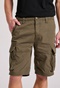 FUNKY BUDDHA-Ανδρική cargo βερμούδα FUNKY BUDDHA FBM009-031-03 χακί