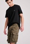 FUNKY BUDDHA-Ανδρική cargo βερμούδα FUNKY BUDDHA FBM009-031-03 χακί