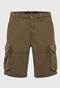 FUNKY BUDDHA-Ανδρική cargo βερμούδα FUNKY BUDDHA FBM009-031-03 χακί