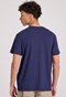 FUNKY BUDDHA-Ανδρικό t-shirt FUNKY BUDDHA FBM009-068-04 μπλε