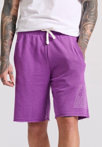 FUNKY BUDDHA-Ανδρική αθλητική βερμούδα FUNKY BUDDHA  FBM009-051-03 μοβ