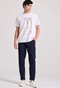 FUNKY BUDDHA-Ανδρικό t-shirt FUNKY BUDDHA FBM009-304-04 λευκό