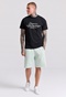 FUNKY BUDDHA-Aνδρικό T-shirt FUNKY BUDDHA FBM009-017-04 μαύρο