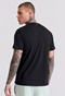 FUNKY BUDDHA-Aνδρικό T-shirt FUNKY BUDDHA FBM009-017-04 μαύρο