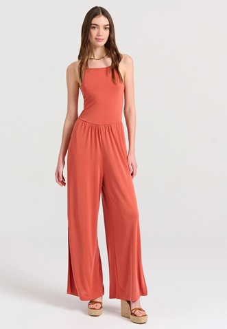 FUNKY BUDDHA-Γυναικεία ολόσωμη φόρμα FUNKY BUDDHA FBL009-101-12 κόκκινη