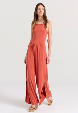 FUNKY BUDDHA-Γυναικεία ολόσωμη φόρμα FUNKY BUDDHA FBL009-101-12 κόκκινη