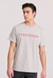 FUNKY BUDDHA-Aνδρικό T-shirt  FUNKY BUDDHA FBM009-010-04 γκρι
