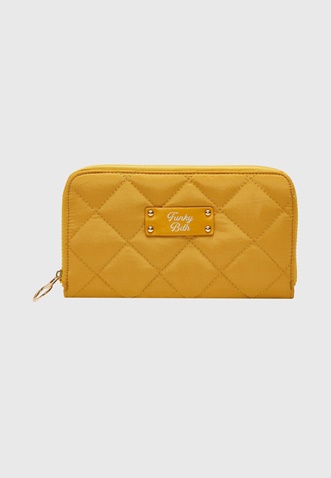 FUNKY BUDDHA-Γυναικείο πορτοφόλι FUNKY BUDDHA FBL009-419-10 κίτρινο