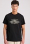 FUNKY BUDDHA-Ανδρικό t-shirt FUNKY BUDDHA FBM009-098-04 μαύρο