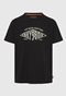 FUNKY BUDDHA-Ανδρικό t-shirt FUNKY BUDDHA FBM009-098-04 μαύρο