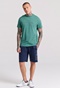 FUNKY BUDDHA-Ανδρικό t-shirt FUNKY BUDDHA FBM009-094-04 πράσινο