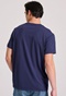 FUNKY BUDDHA-Ανδρικό t-shirt FUNKY BUDDHA FBM009-040-04 μπλε 