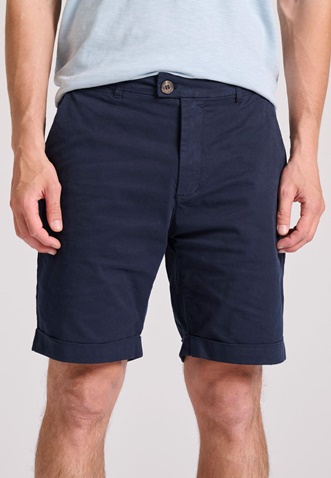 FUNKY BUDDHA-Ανδρική chino βερμούδα FUNKY BUDDHA FBM009-012-03 μπλε 