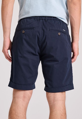 FUNKY BUDDHA-Ανδρική chino βερμούδα FUNKY BUDDHA FBM009-012-03 μπλε 