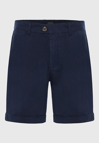 FUNKY BUDDHA-Ανδρική chino βερμούδα FUNKY BUDDHA FBM009-012-03 μπλε 