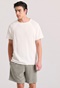 FUNKY BUDDHA-Ανδρικό t-shirt FUNKY BUDDHA FBM009-008-04 λευκό