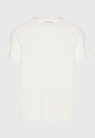 FUNKY BUDDHA-Ανδρικό t-shirt FUNKY BUDDHA FBM009-008-04 λευκό